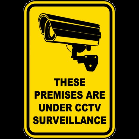 Premises Are Under Surveillance Sign